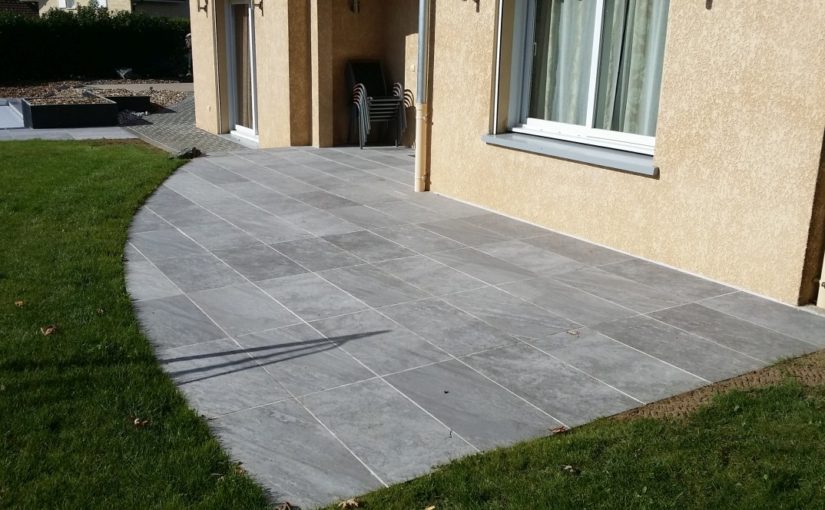 Terrasse en grès cérame