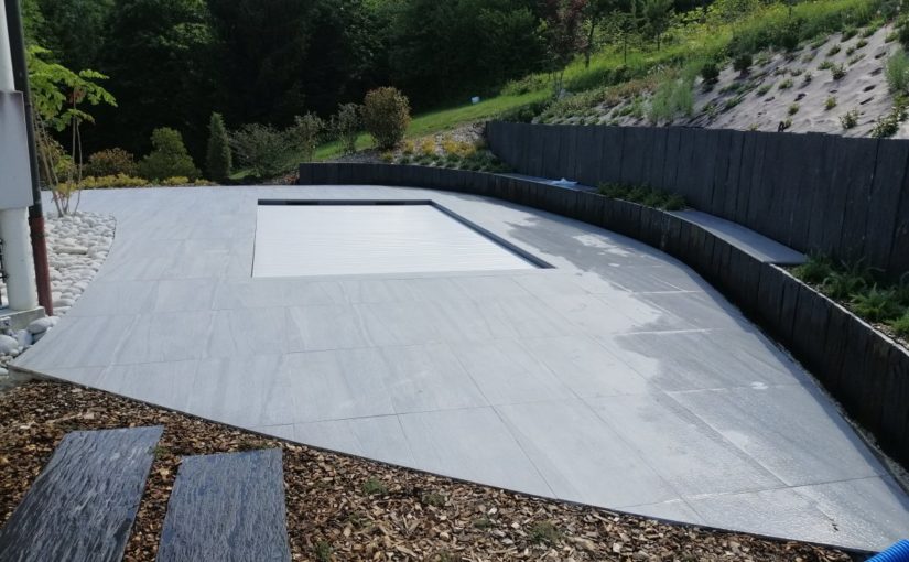 Terrasse en grès cérame