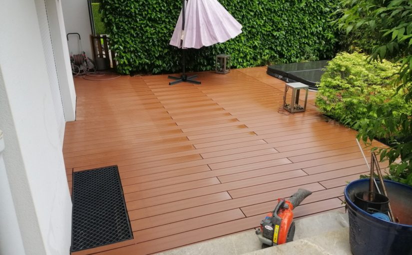 Terrasse en bois composite