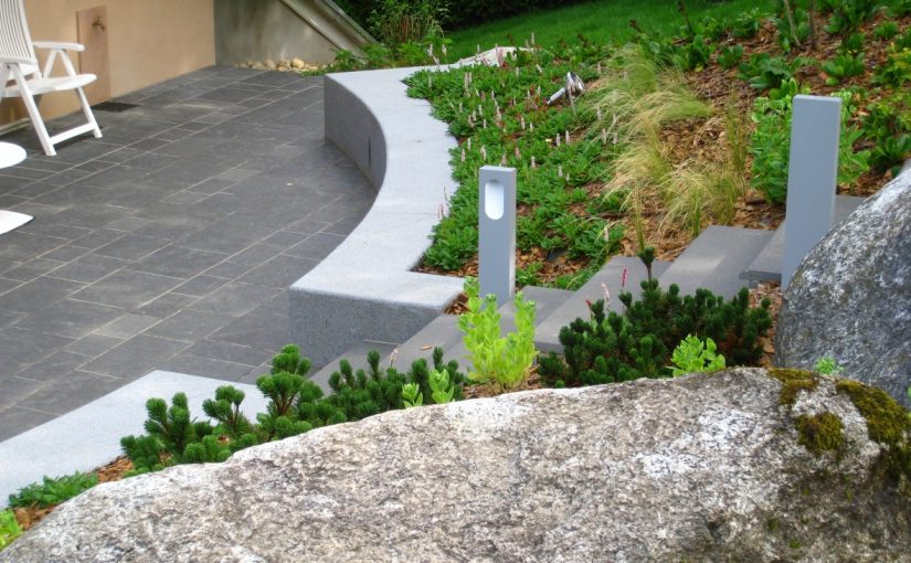 Muret en granit