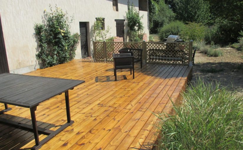 Terrasse en pin classe 4